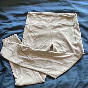 lulu lemon 7/8 Tan Leggings